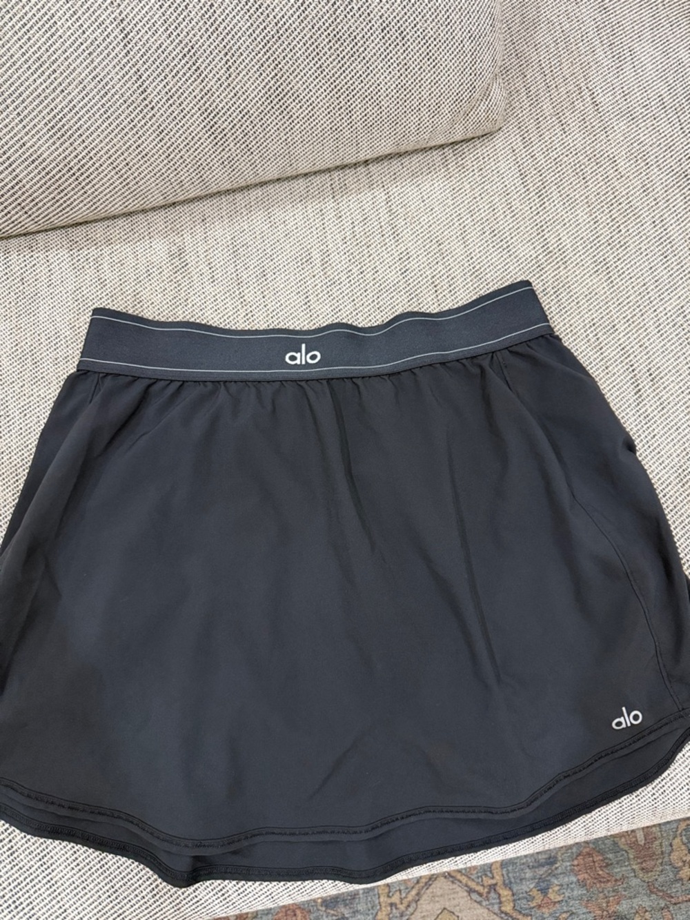 ALO Yoga Black Athletic Skirt